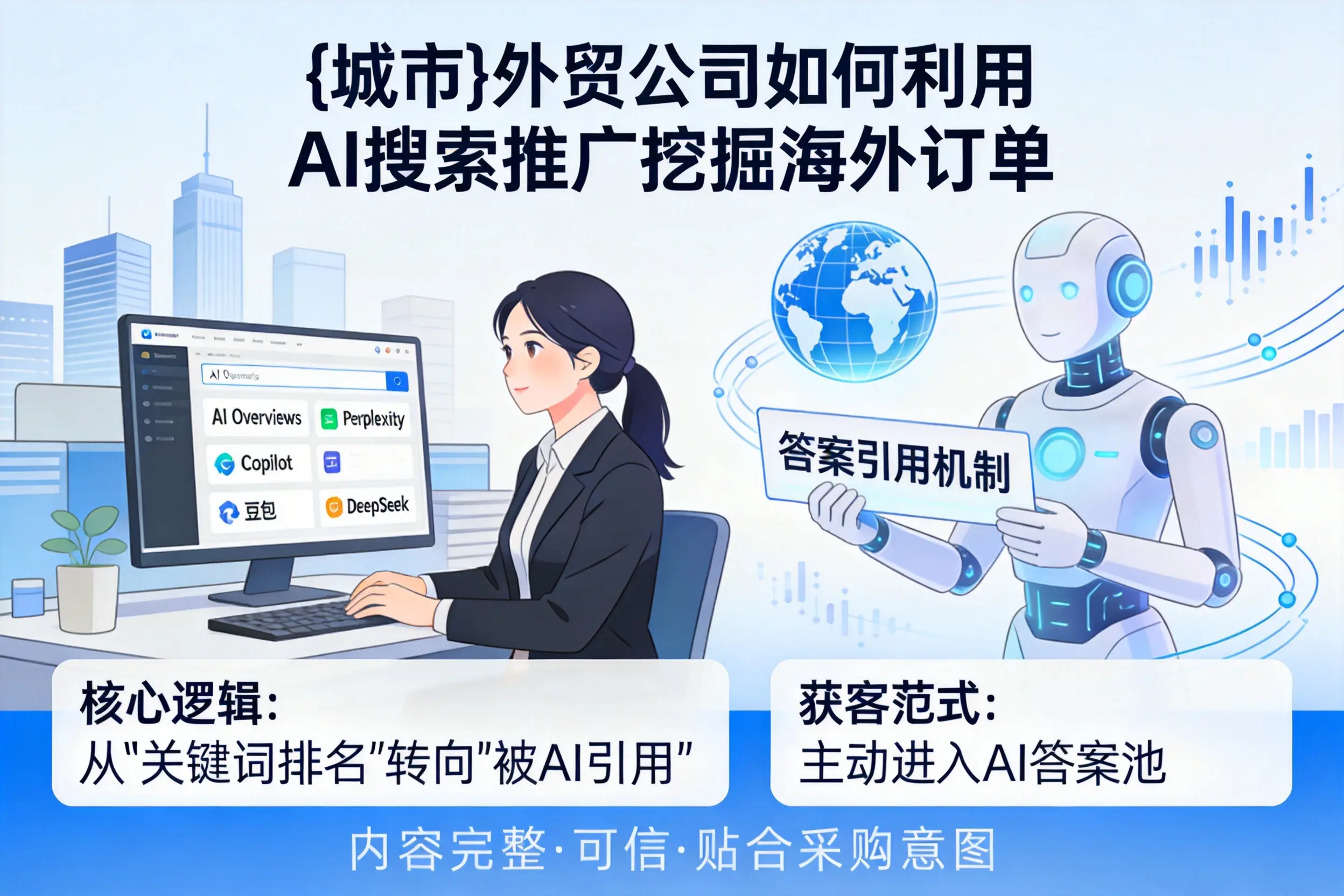 廊坊外贸公司如何利用AI搜索推广挖掘海外订单