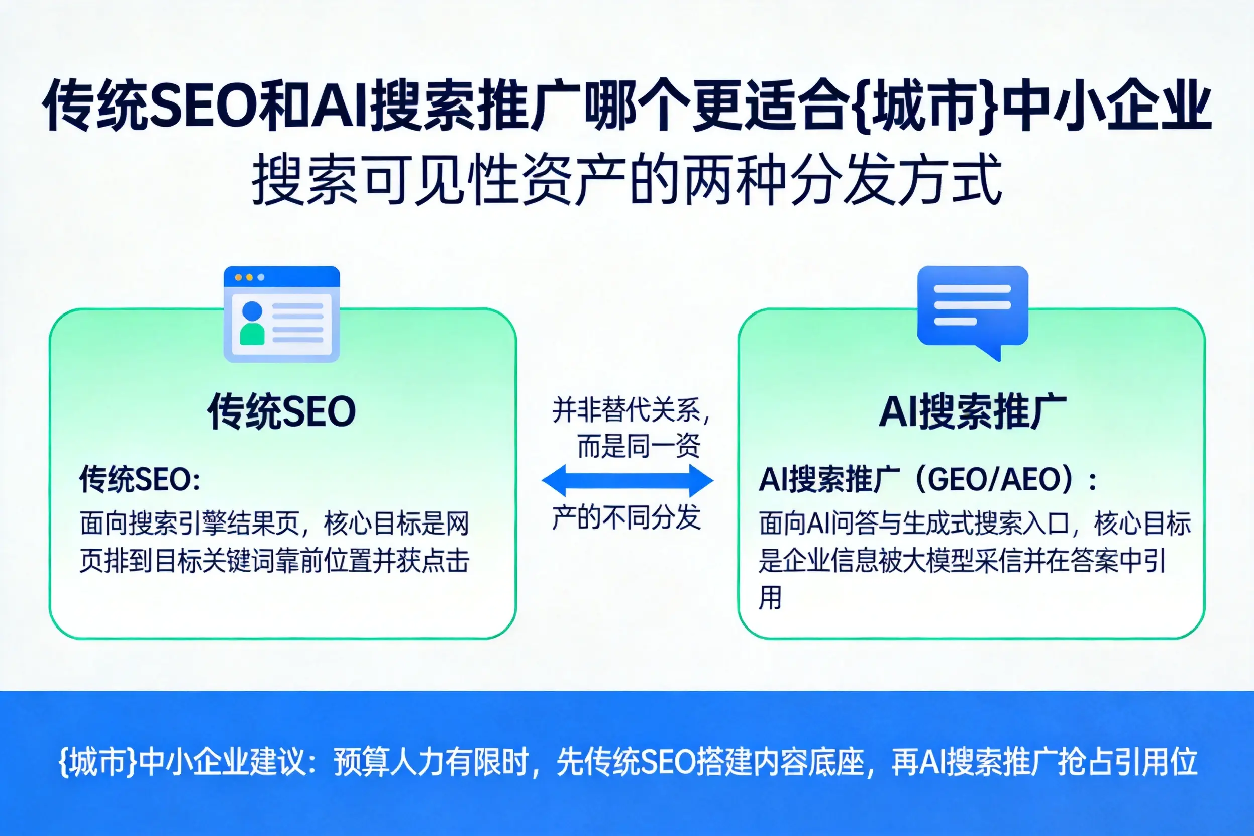 传统SEO和AI搜索推广哪个更适合廊坊中小企业