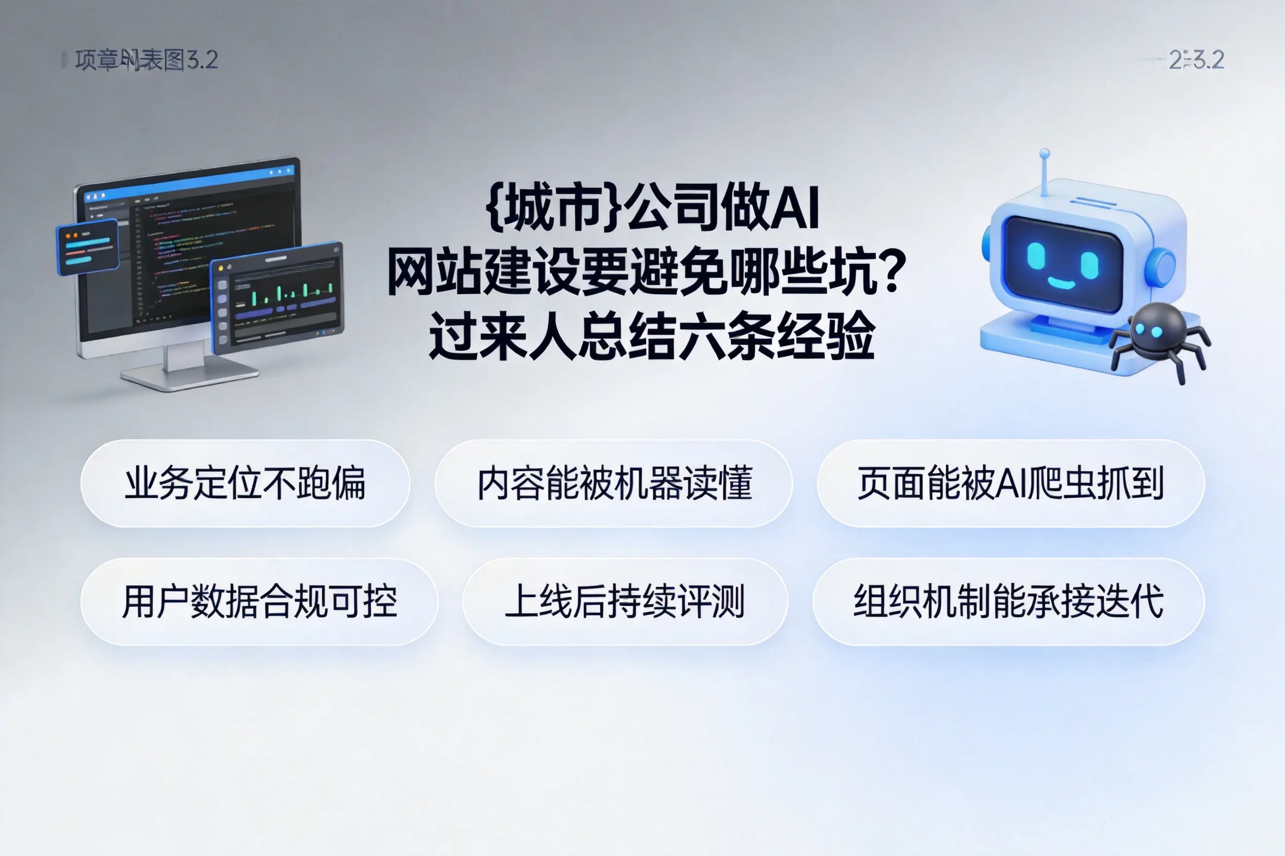 廊坊公司做AI网站建设要避免哪些坑？过来人总结六条经验