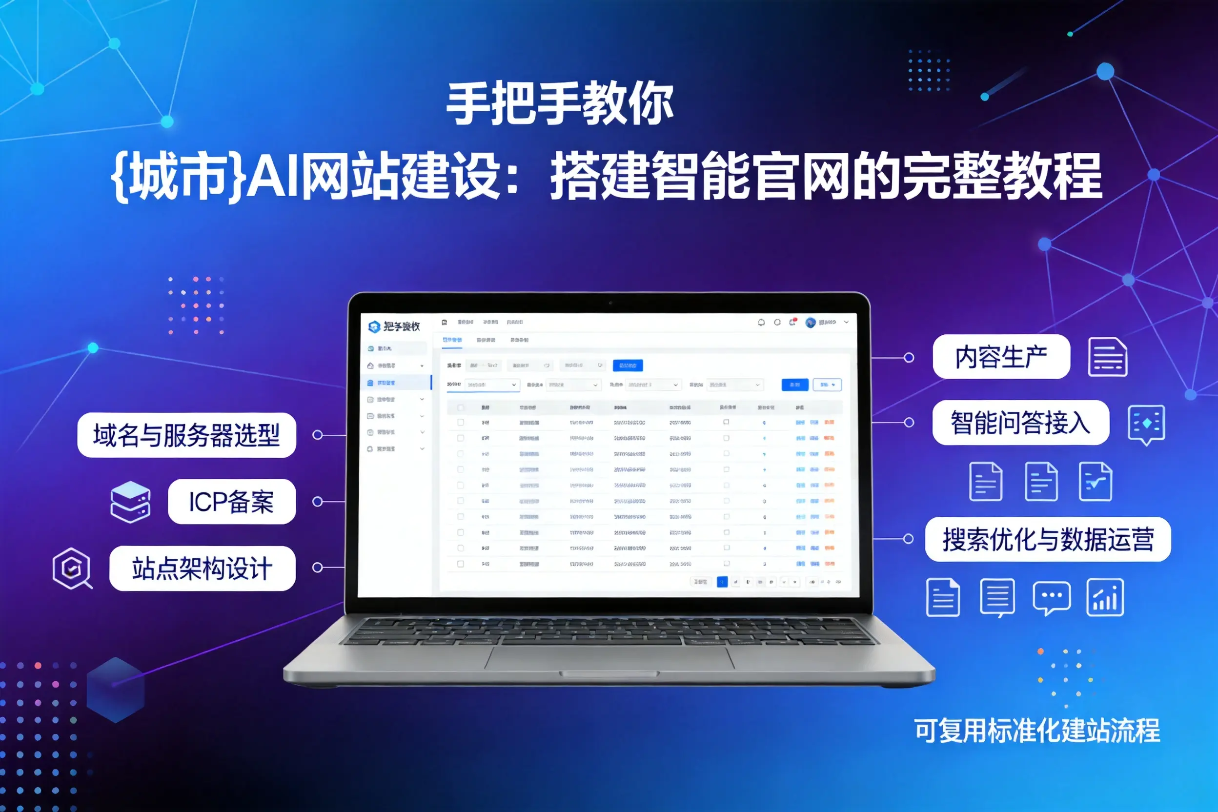 手把手教你廊坊AI网站建设：搭建智能官网的完整教程