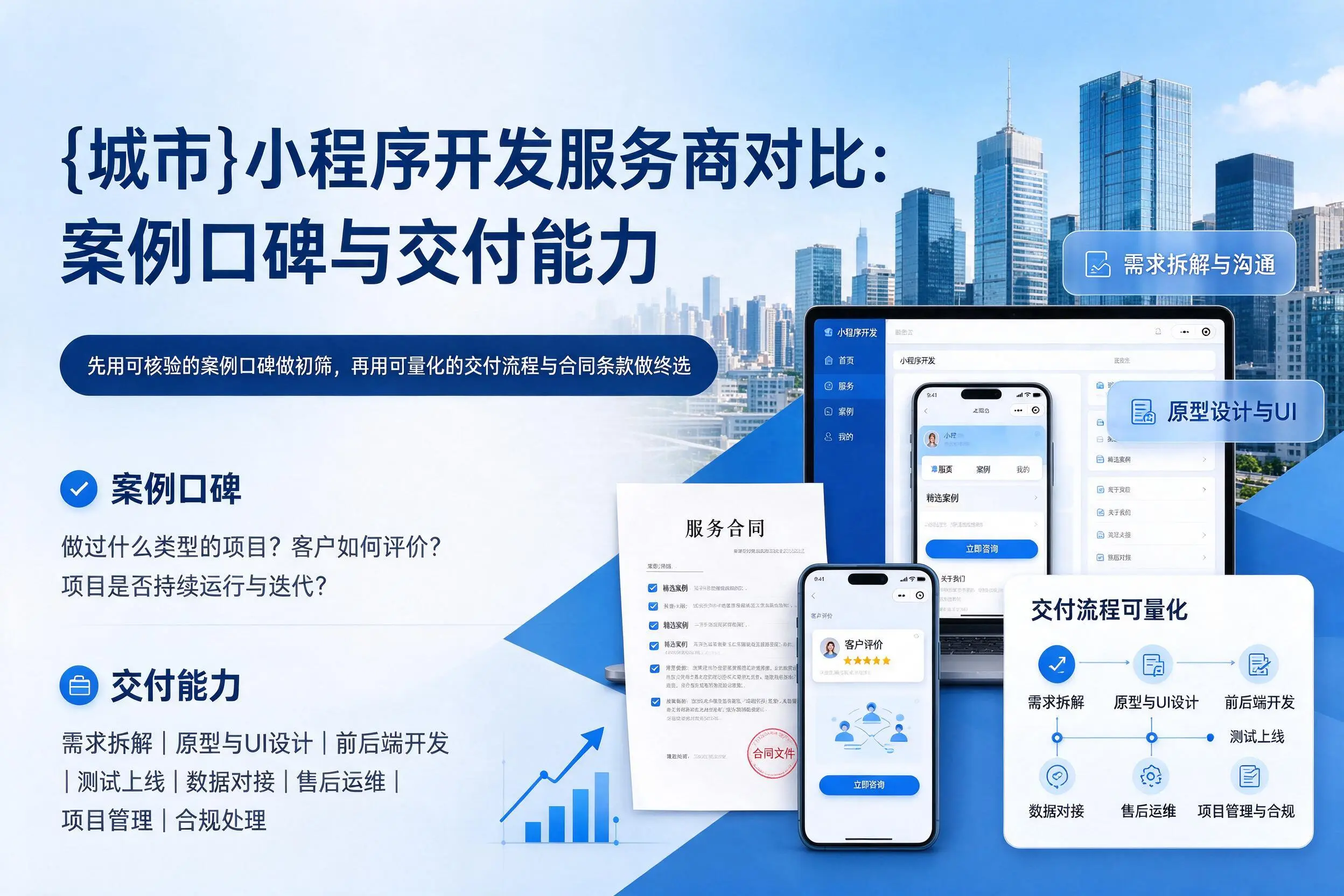 廊坊小程序开发服务商对比：案例口碑与交付能力