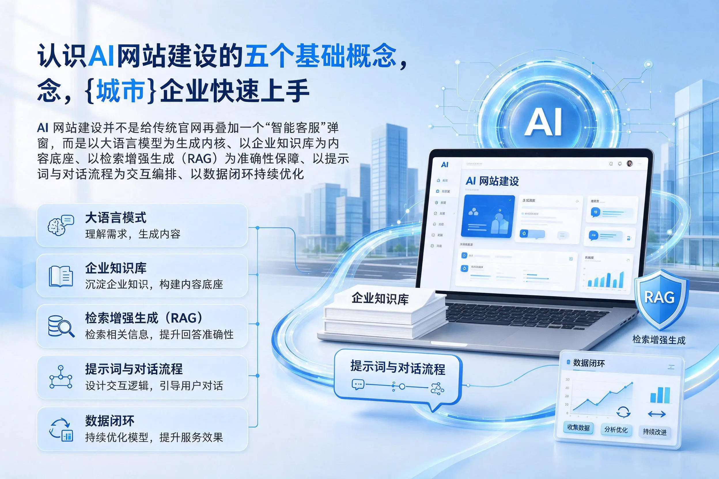 认识AI网站建设的五个基础概念，廊坊企业快速上手