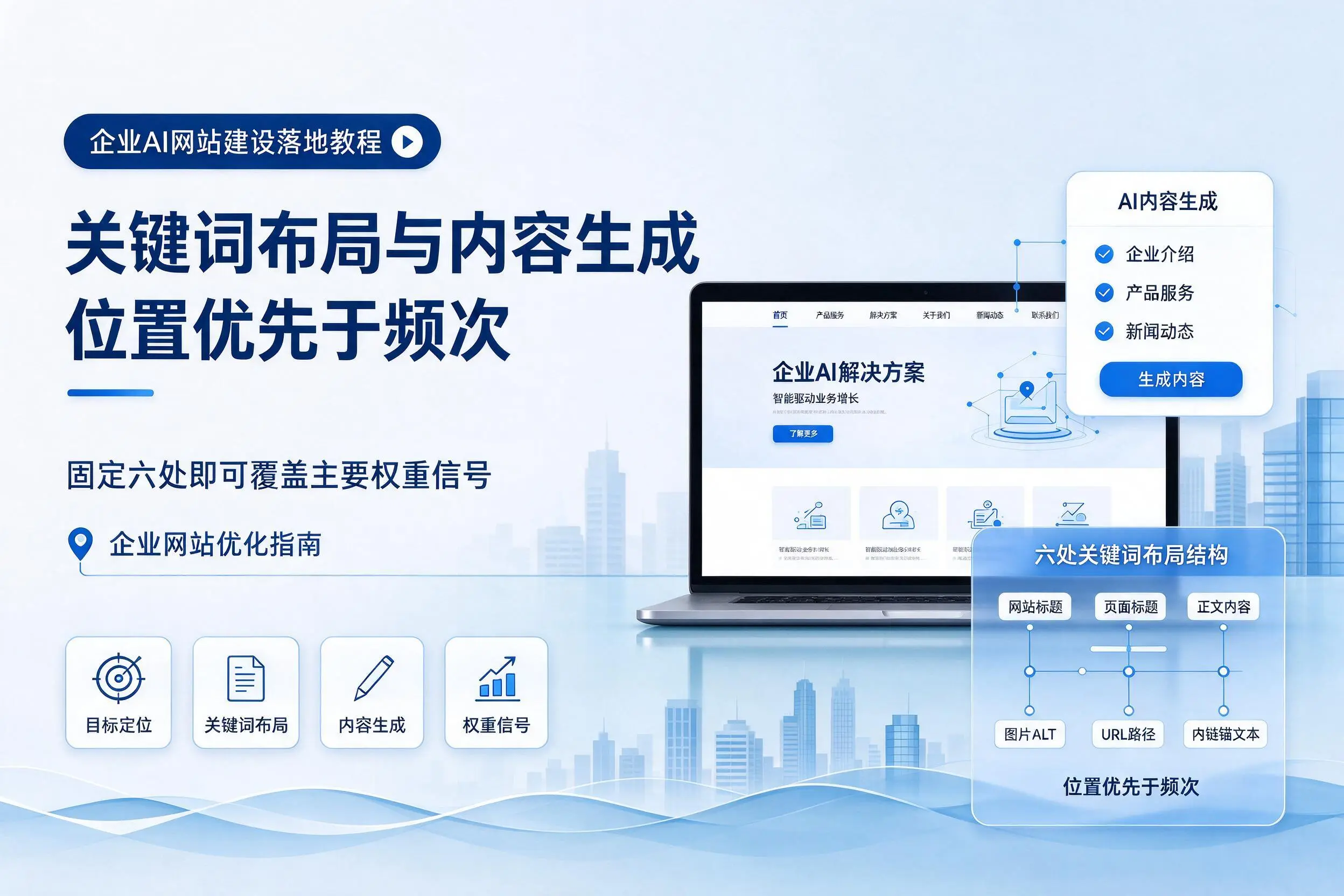 廊坊企业AI网站建设落地教程:关键词布局与内容生成