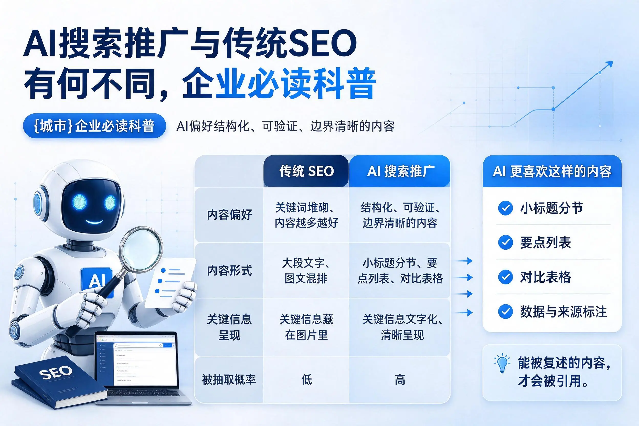 AI搜索推广与传统SEO有何不同，廊坊企业必读科普